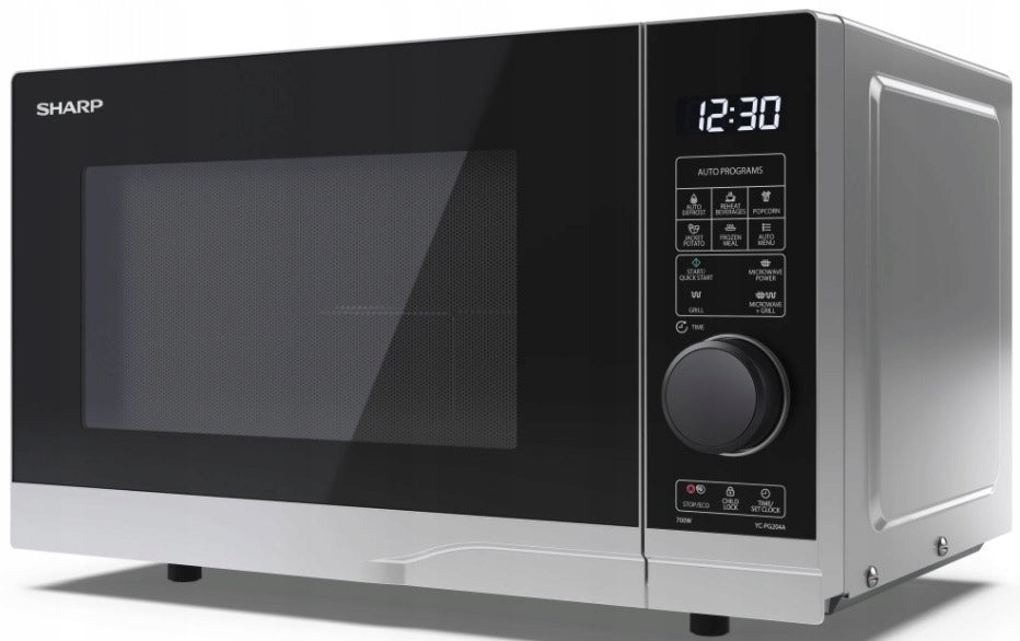 Freestanding microwave oven Sharp YC-PG204AE-S Manufacturer code YC-PG204AE-S