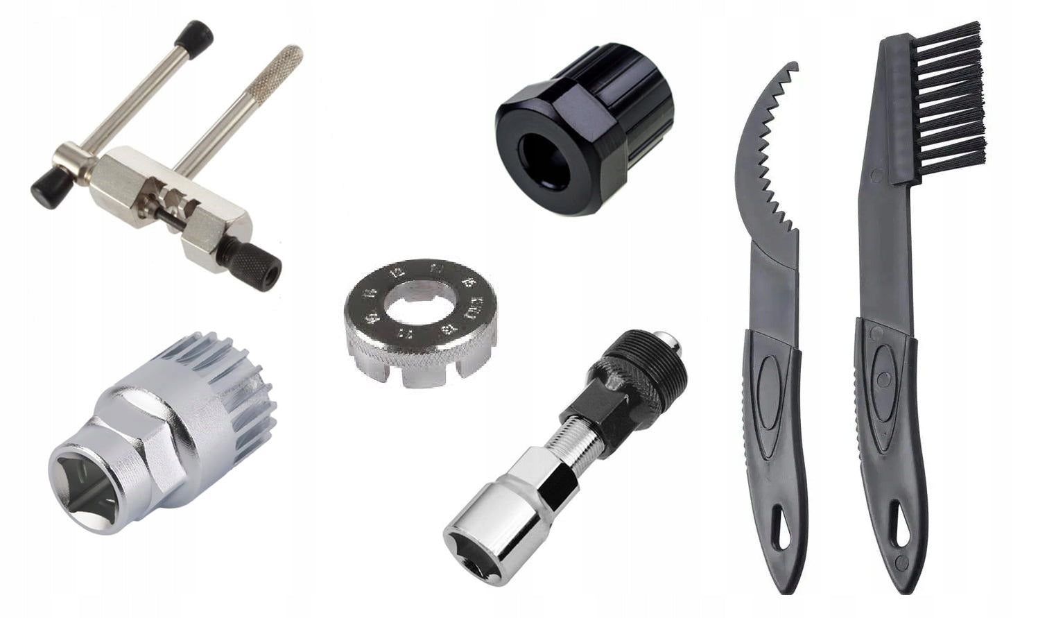 Freewheel Support Chain Wrench Crank Puller for Brush Centering