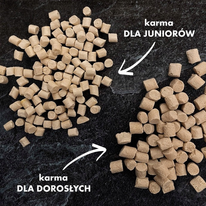 Freeze-dried dry food for puppies - Duck with goat's milk and yolk Packaging status original