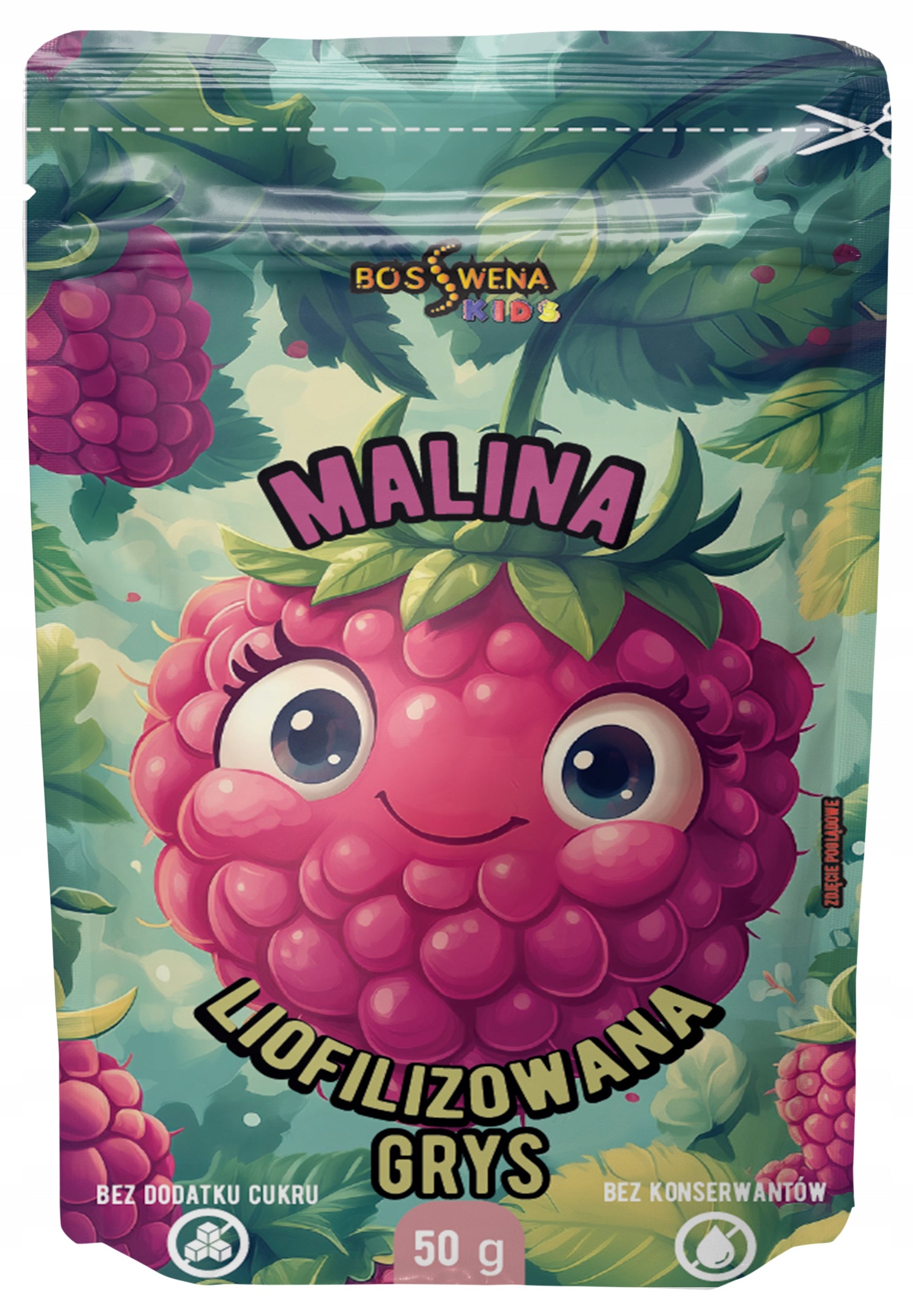 Freeze-dried raspberries grit 50g FREEZE-DRIED RASPBERRY PREMIUM quality