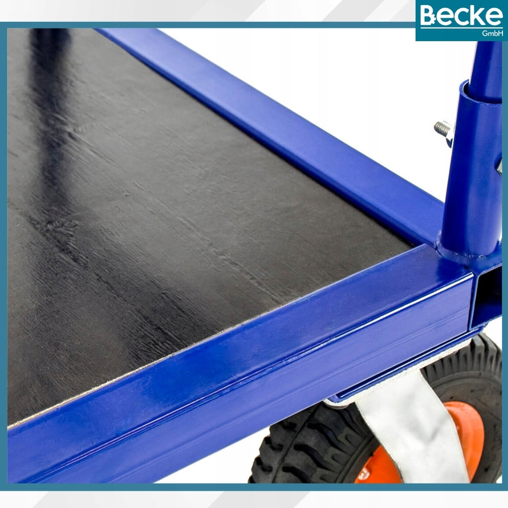 Freight storage platform trolley 90x50 300 kg massive payback capacity Brand Becke