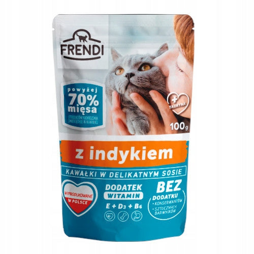 Frendi for cats with turkey 100g