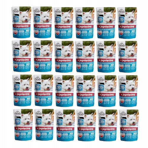 Frendi small breed dog lamb 24x100g