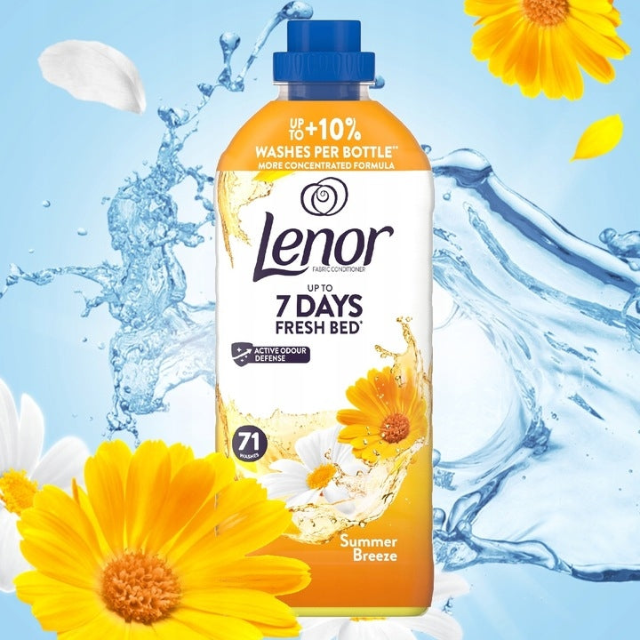 Fresh Fabric Rinsing Liquid SUMMER BREEZE 71 Washes 1491 Ml Comfort Home Packaging status original