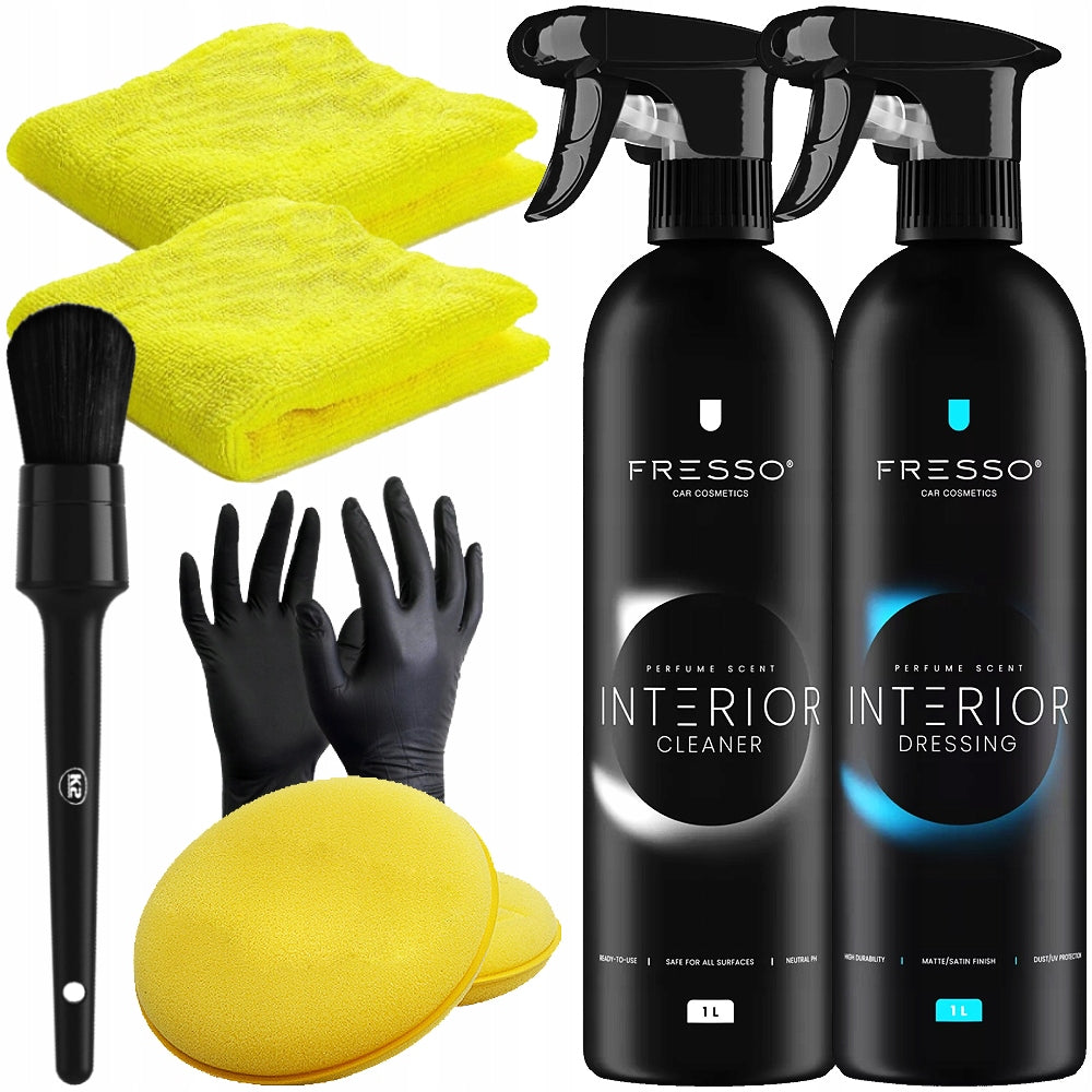 Fresso Interior Cleaner + Dressing for car interior cockpit plastics 2x1L