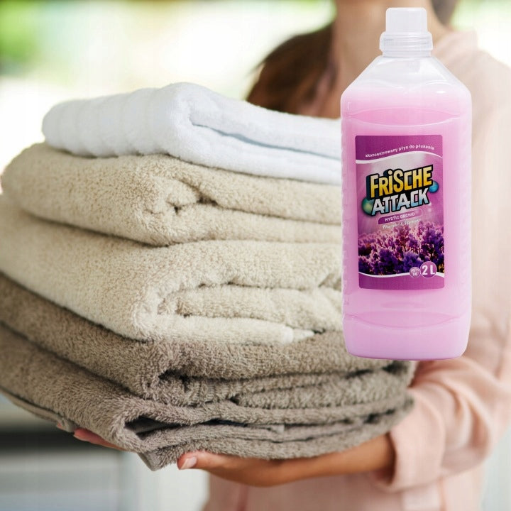 Frische Attack Mystic Orchid Concentrated Fabric Rinsing Liquid 2L Brand Frische