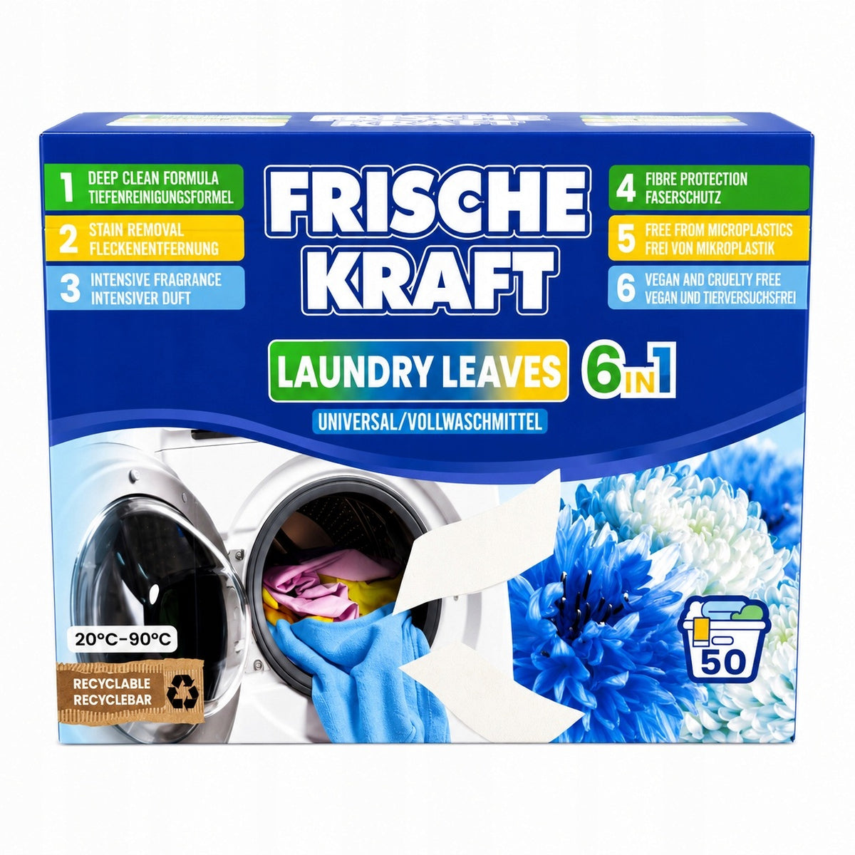 Frische Kraft 6in1 German Universal Washing Capsules 22 Pack
