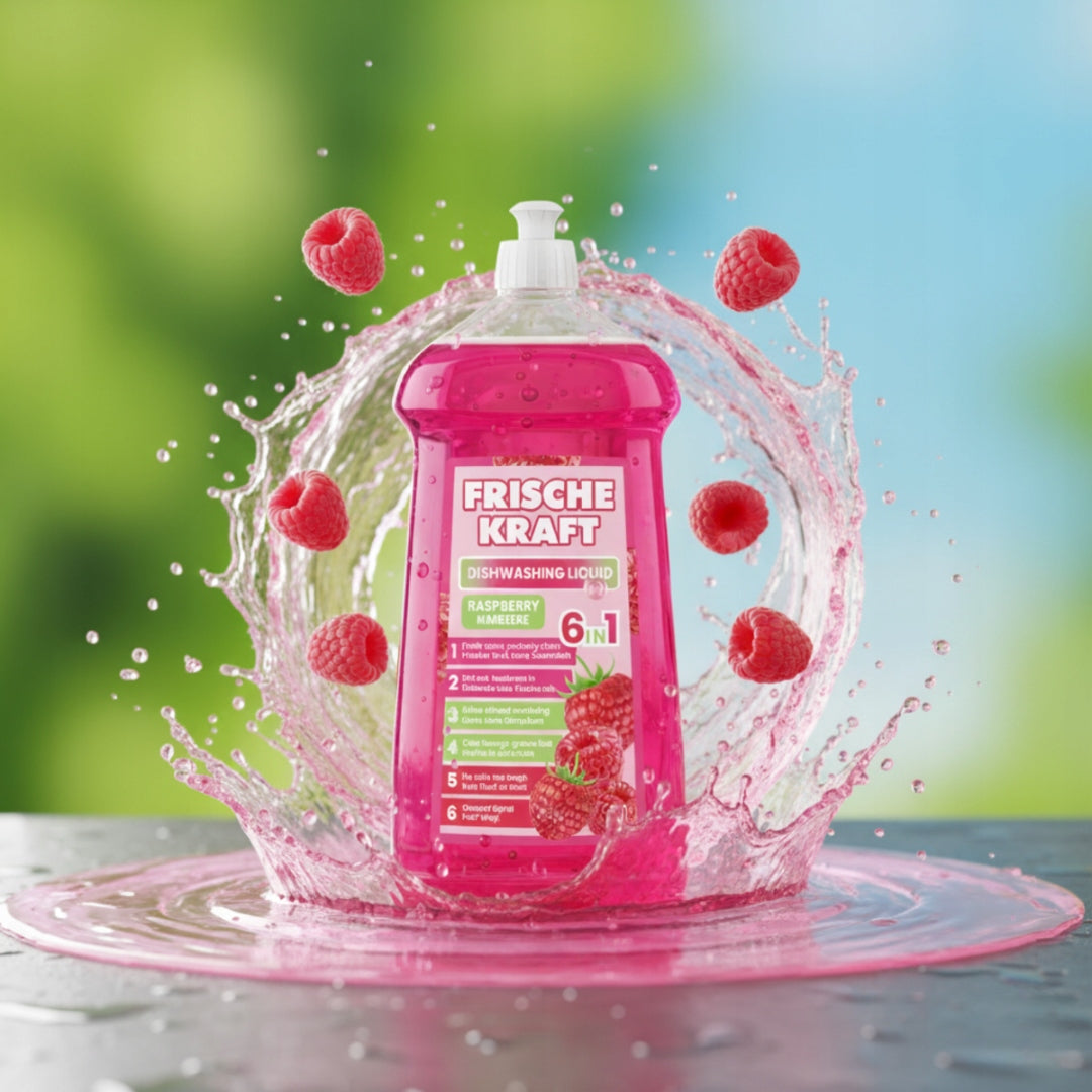 Frische Kraft 6in1 Raspberry Dishwashing Liquid 1l Packaging status original
