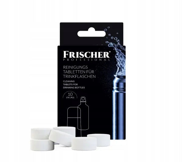 Frischer tablets for cleaning shaker water bottle thermos bottles
