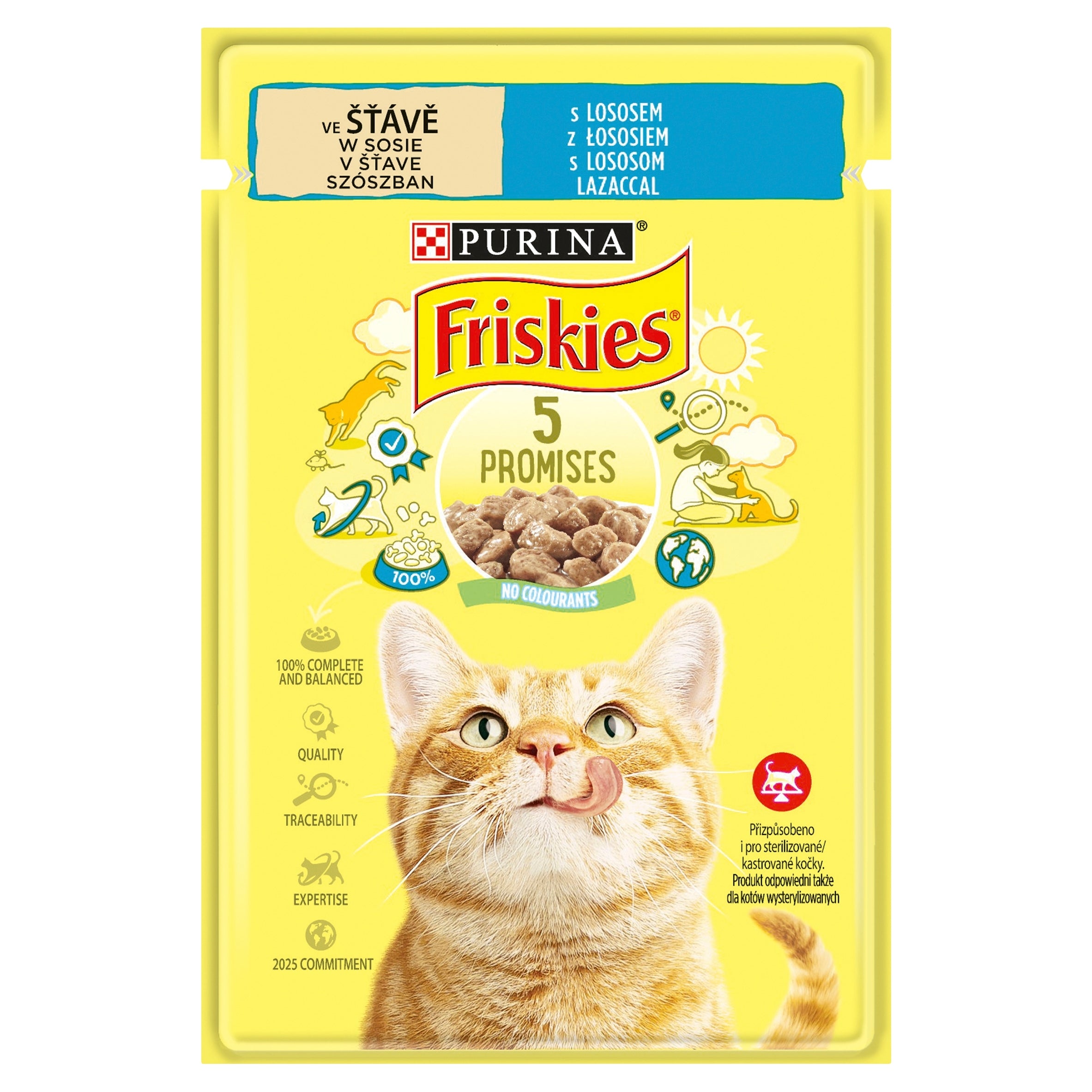Friskies wet cat food salmon 85g