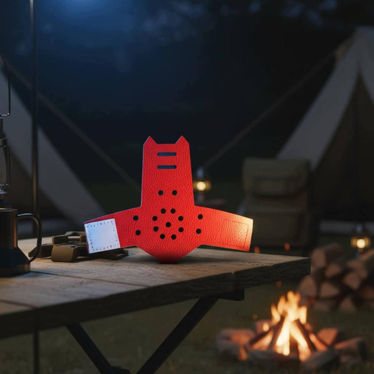 Frog Clip Illuminated Tent Rope Light Decorative Tent Rope Charm Red Manufacturer code 15466106306