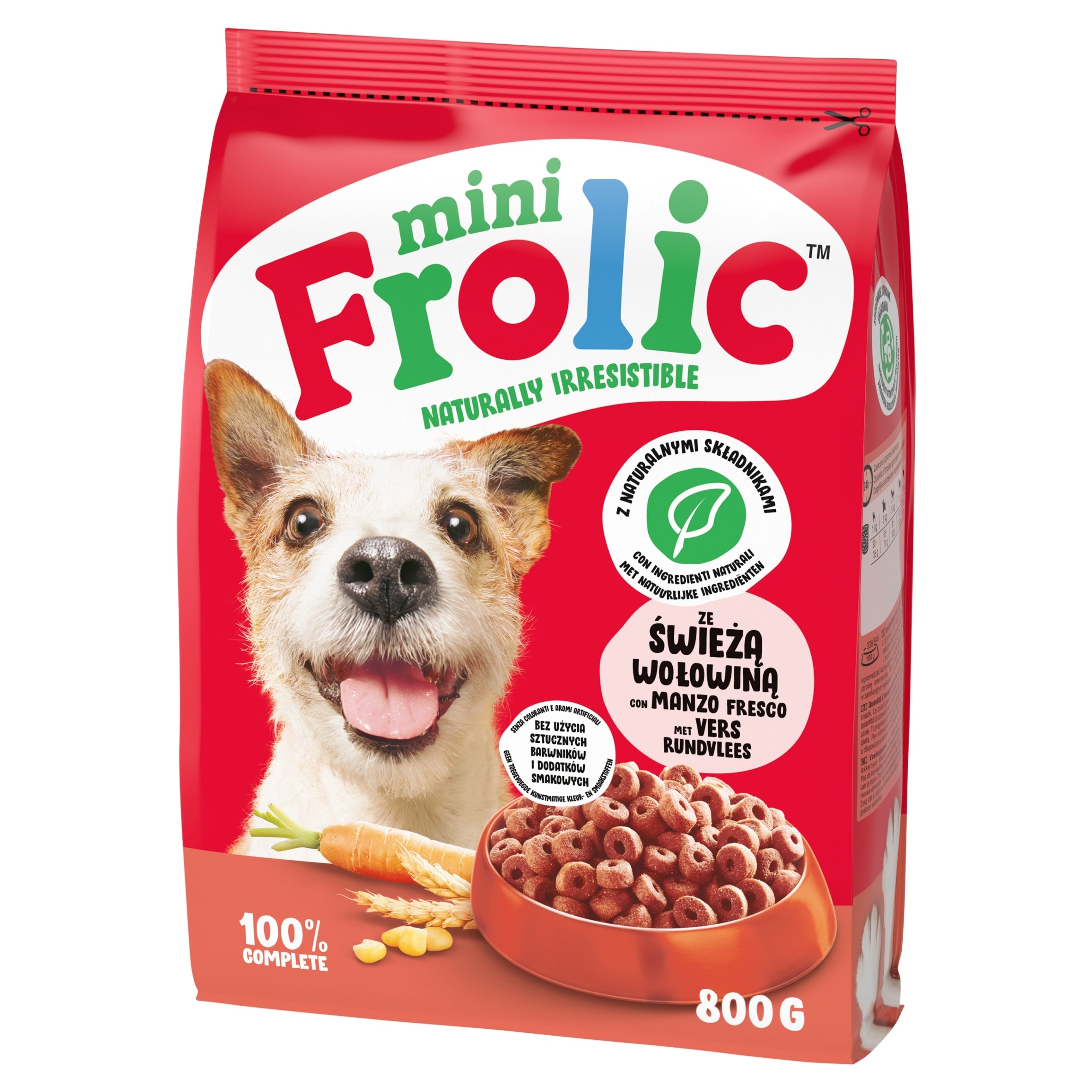 Frolic beef dry food 0,8 kg Manufacturer code 5900951315350