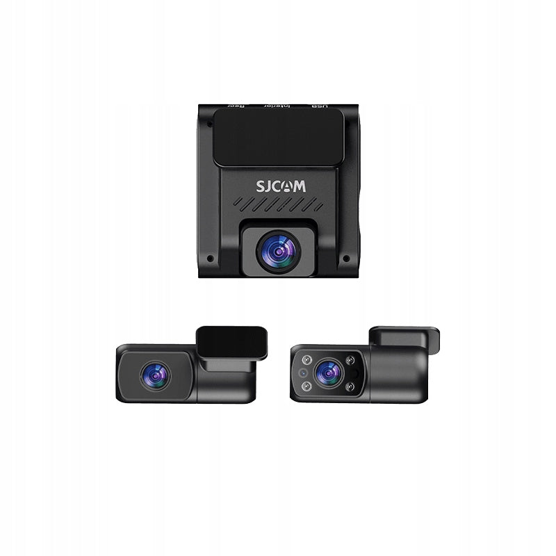Front+Back+Interior - CAR VIDEO RECORDER SJCAM M60 Dashcam 4K Wi-Fi Packaging status original
