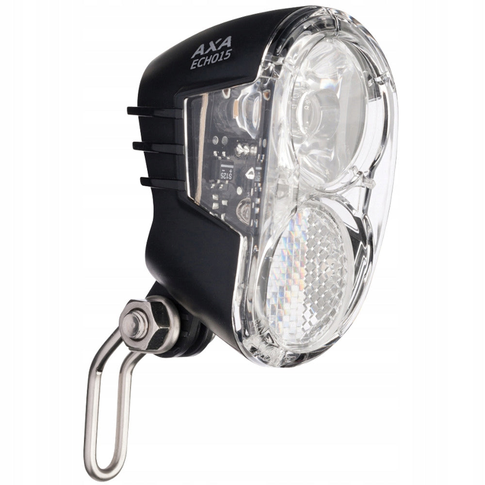 Front Bike Light AXA Echo Switch 15 lm Generator in Hub On/Off