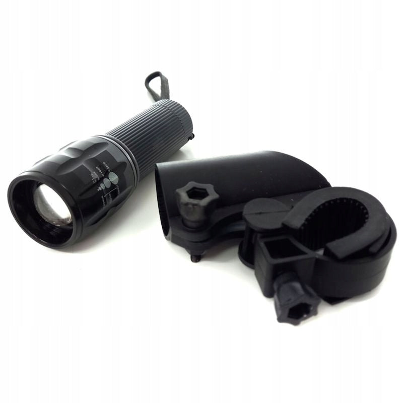 Front Bike Light / CREE LED Flashlight 3 Functions + ZOOM + Handle Light source LED