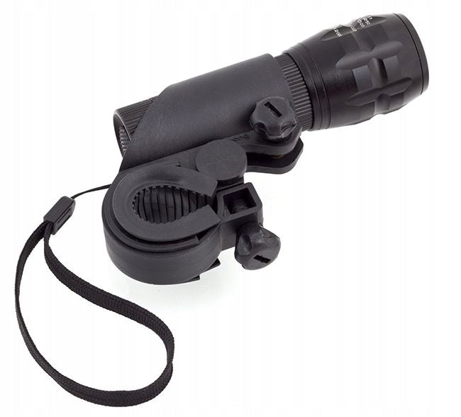 Front Bike Light / CREE LED Flashlight 3 Functions + ZOOM + Handle