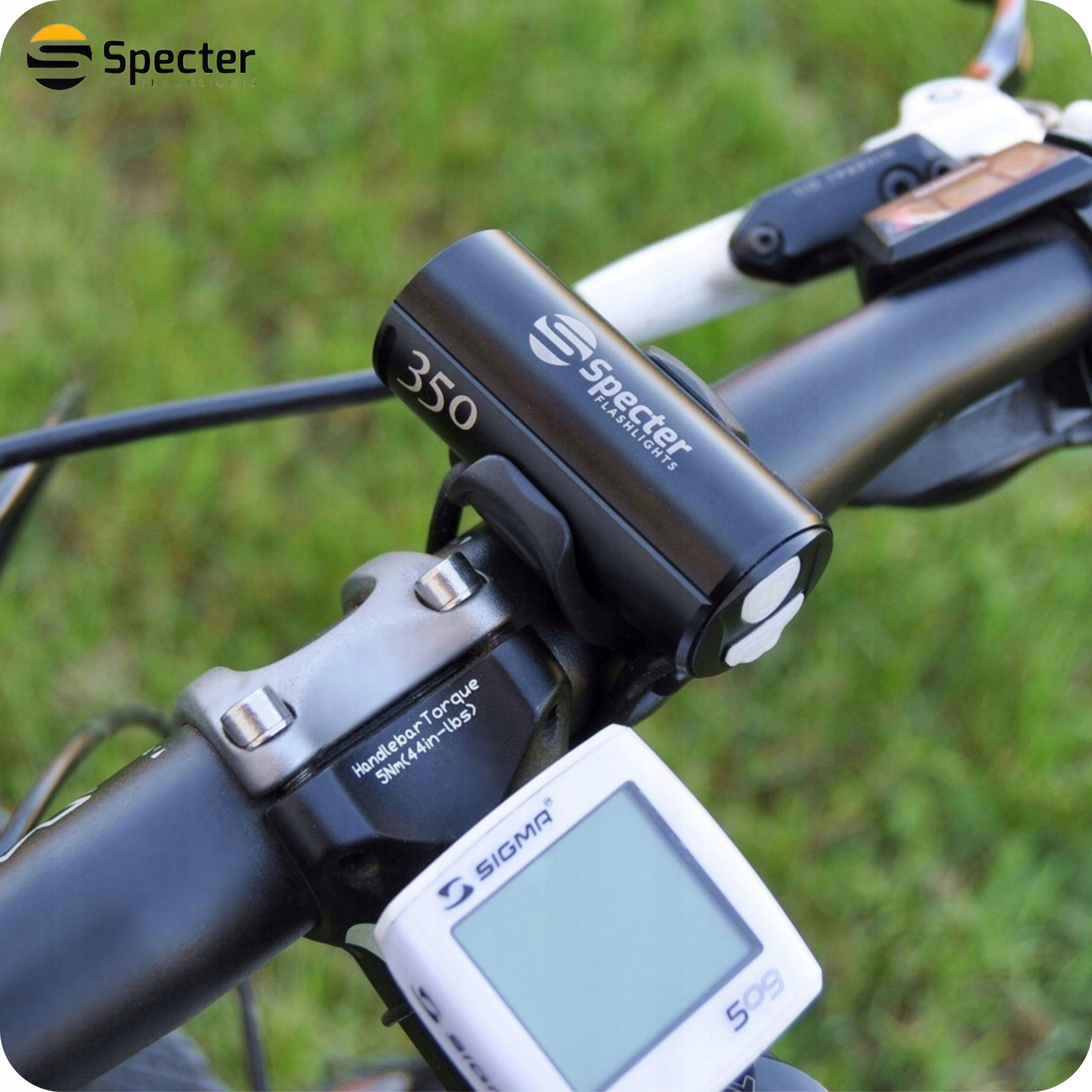 Front Bike Light SPECTER XPG350 350LM USB LED 1200mAh Bike Light source LED