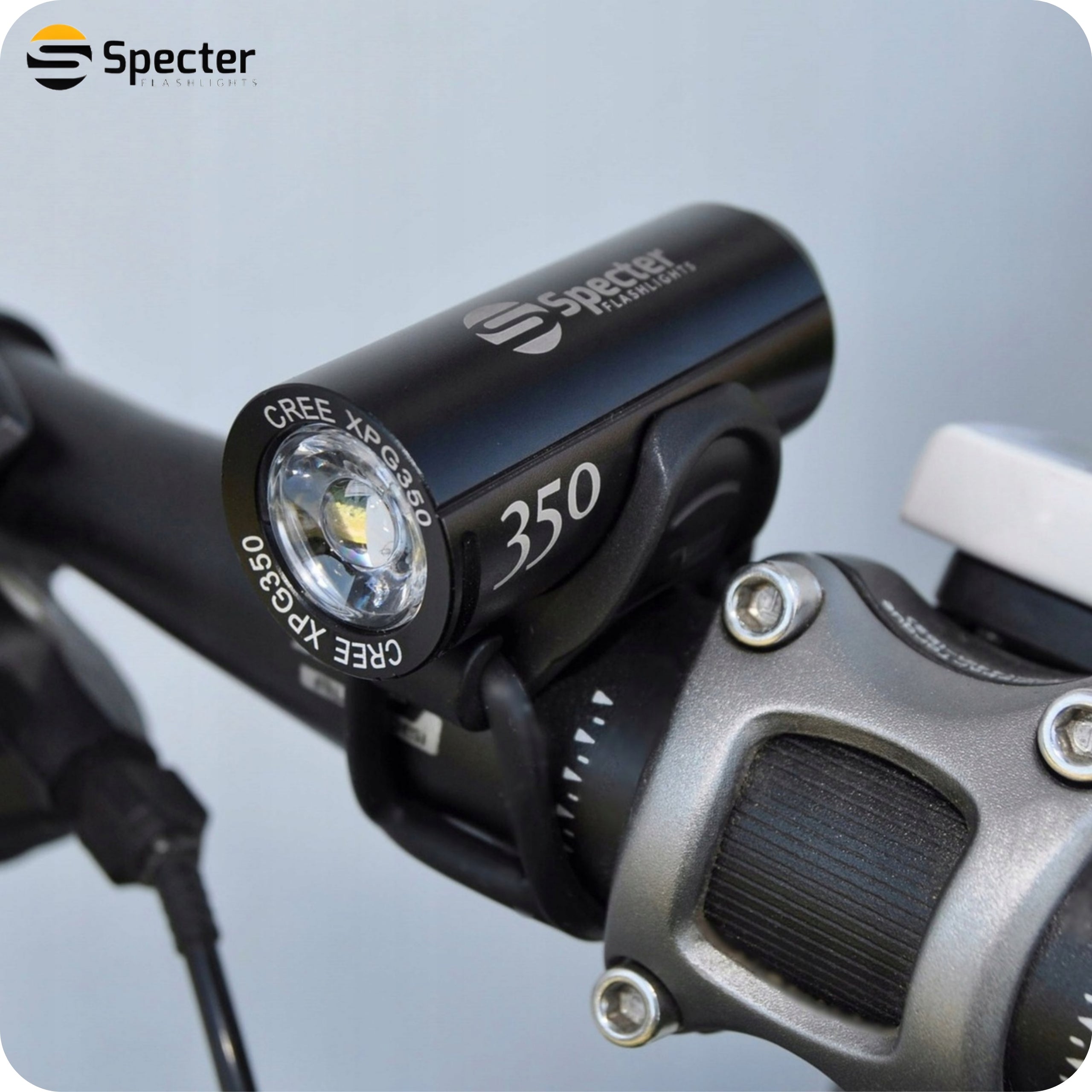 Front Bike Light SPECTER XPG350 350LM USB LED 1200mAh Bike Model specter xpg350 przednia lampka wodoodporna led usb