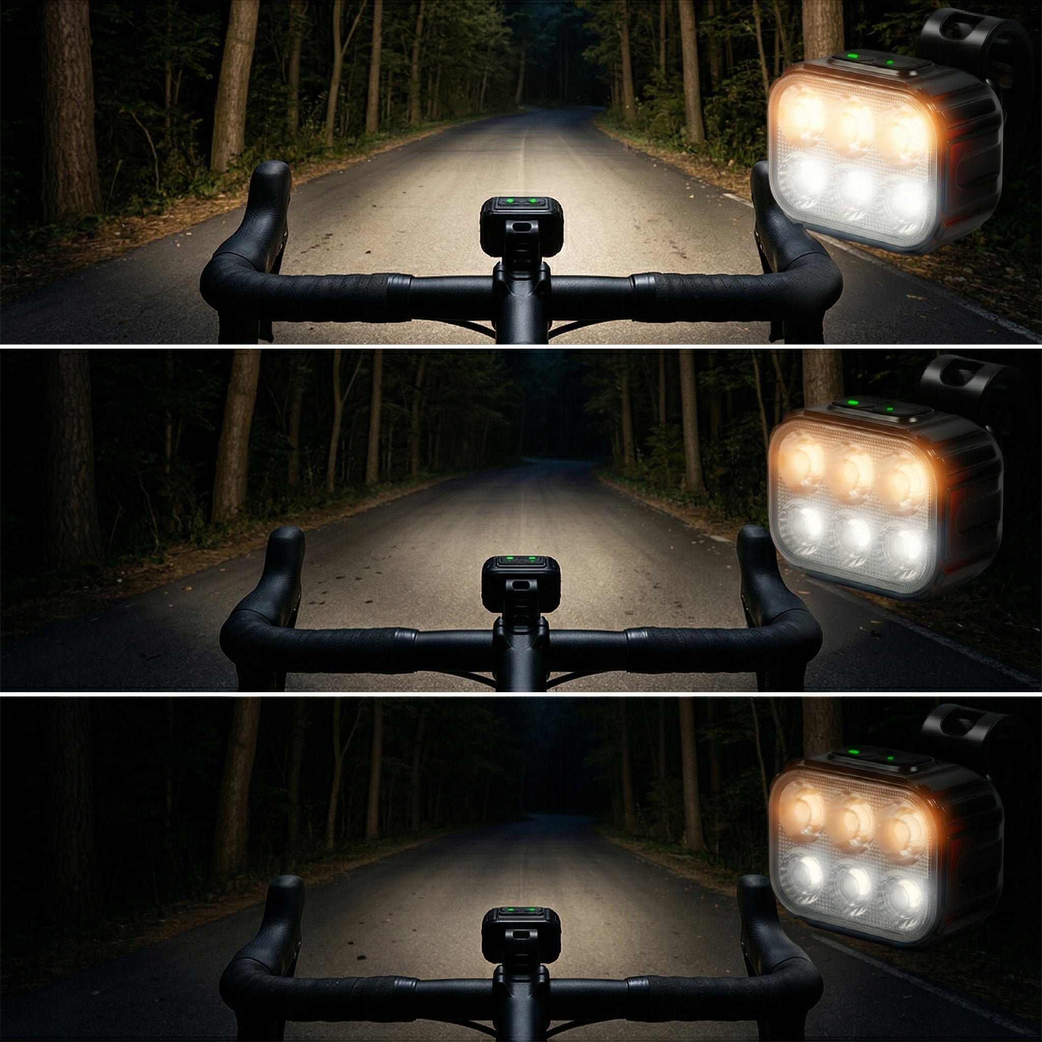 Front Bike Light Set Rear LED Light 500lm Light For Baby Manufacturer code 5903814685522_SUPERO_SAFERIDE_500