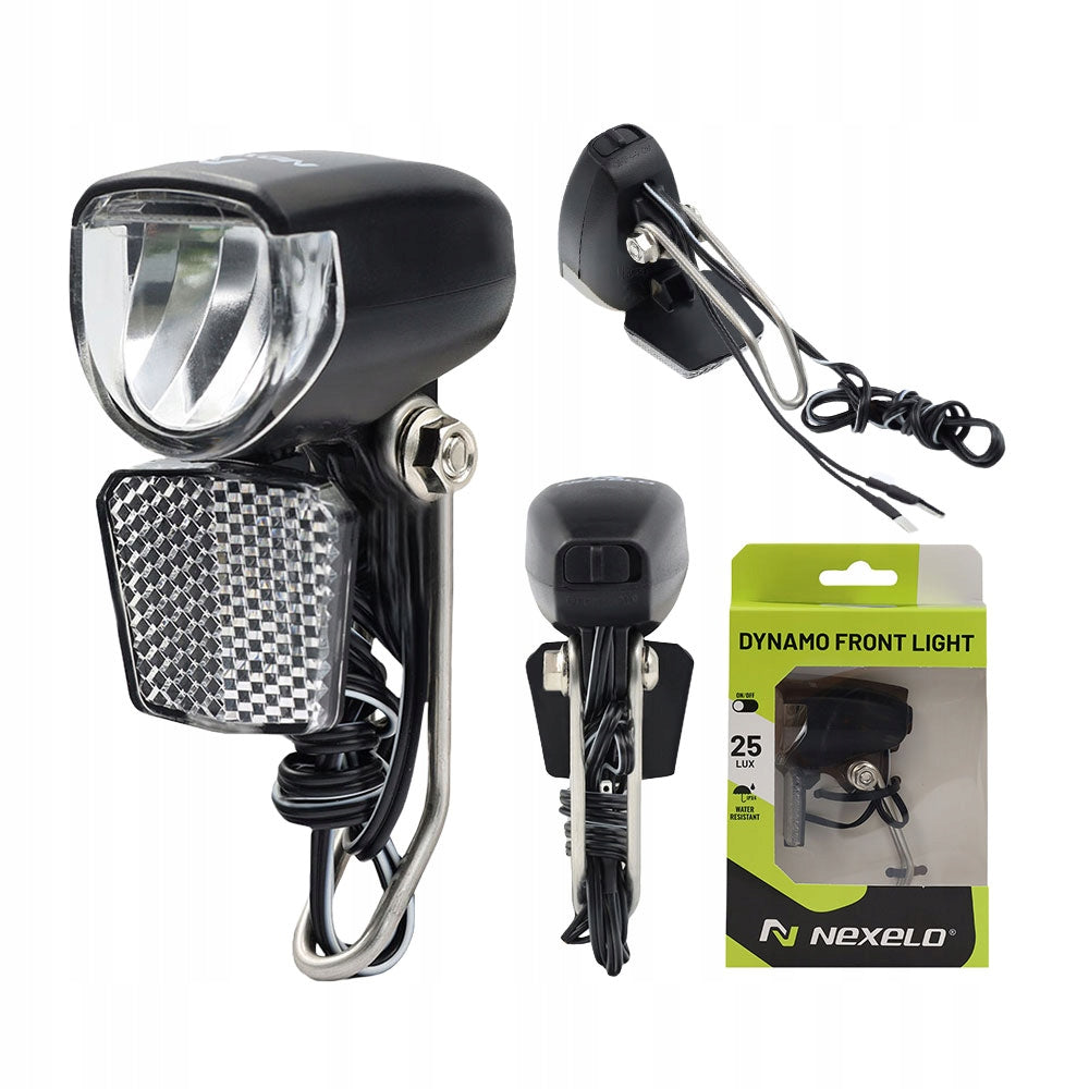Front Bike Light for Bike Generator with Reflector Wires Front