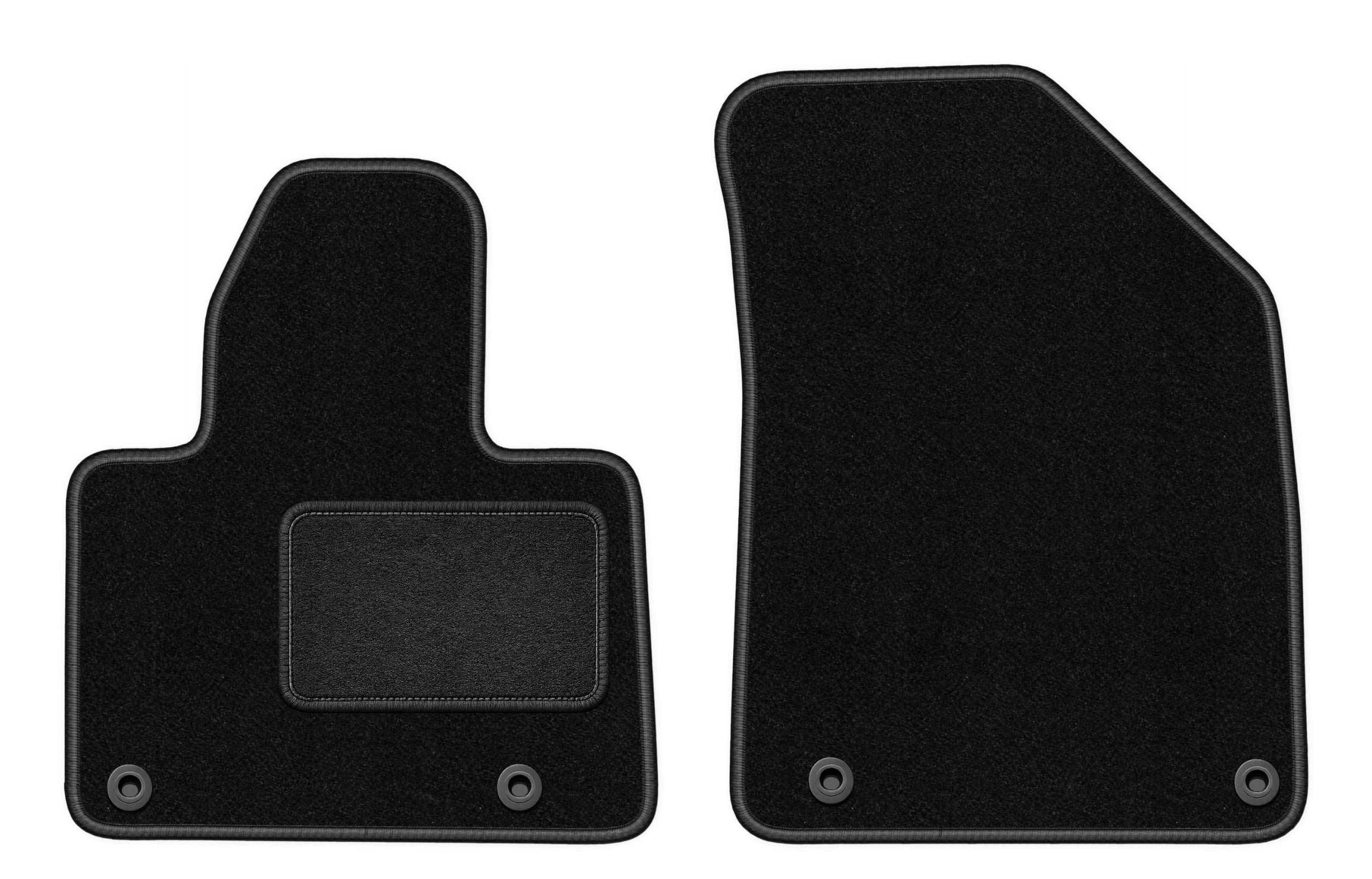 Front Velour Rugs for: Citroen C5 III X7 Hatchback, sedan, station wagon