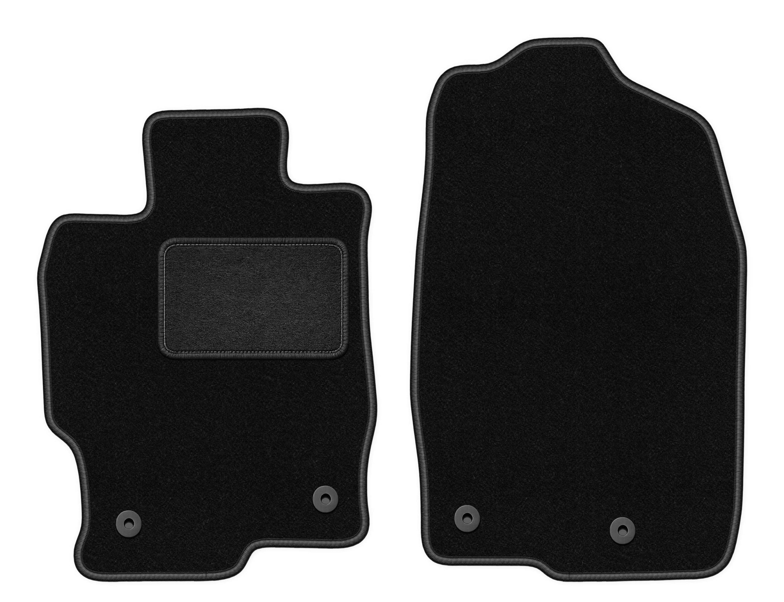 Front Velour Rugs for: Mazda 6 II GH sedan, station wagon, hatchback