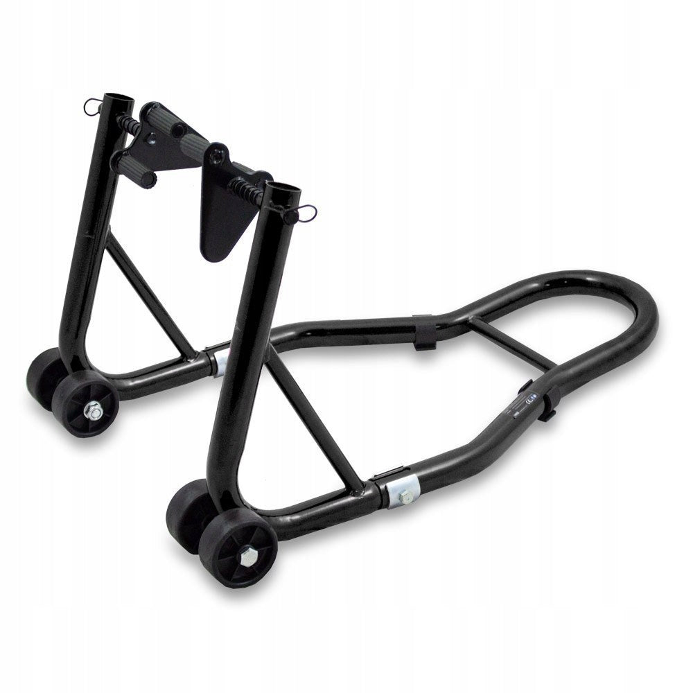 Front Wheel Motorcycle Stand Black Steel 250kg CERTIFIED Packaging status original