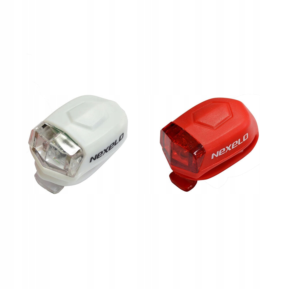 Front and rear bicycle lights SET OF LAMPS for bicycle front and rear LED Packaging status original