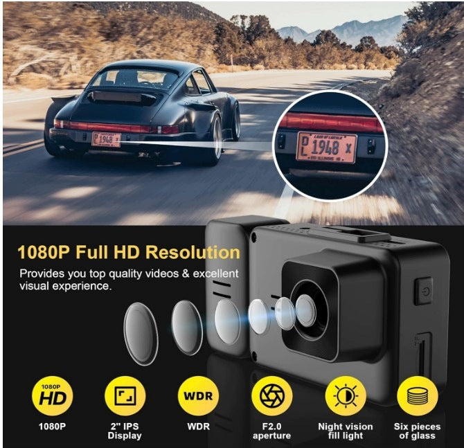 Front and rear car camera - Wi-Fi, car cameras Manufacturer code B0D9Y5SVMD