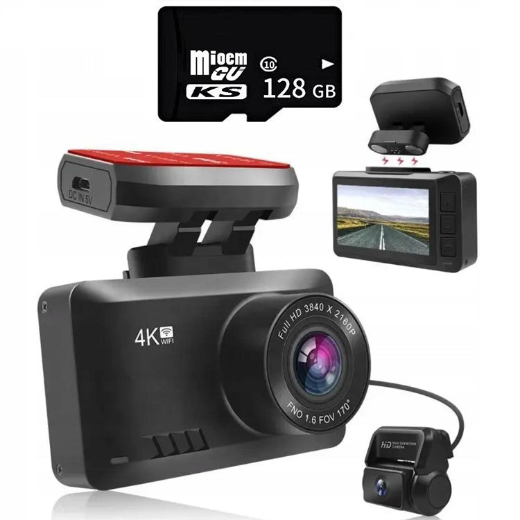 Front and rear video recorder with GPS ULTRA HD 4K videoCAR D510