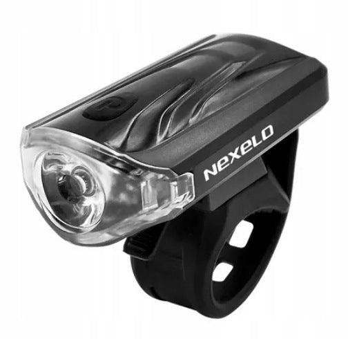 Front bicycle lamp NEXELO battery 40 Lm 2 functions IPX4 06885