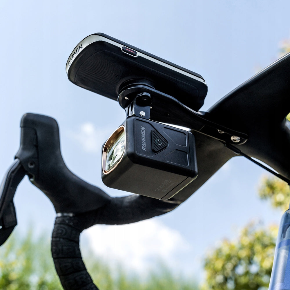 Front bicycle lamp RAVEMEN UR1700 1700 lm IPX6 USB-C LED Power supply rechargeable battery
