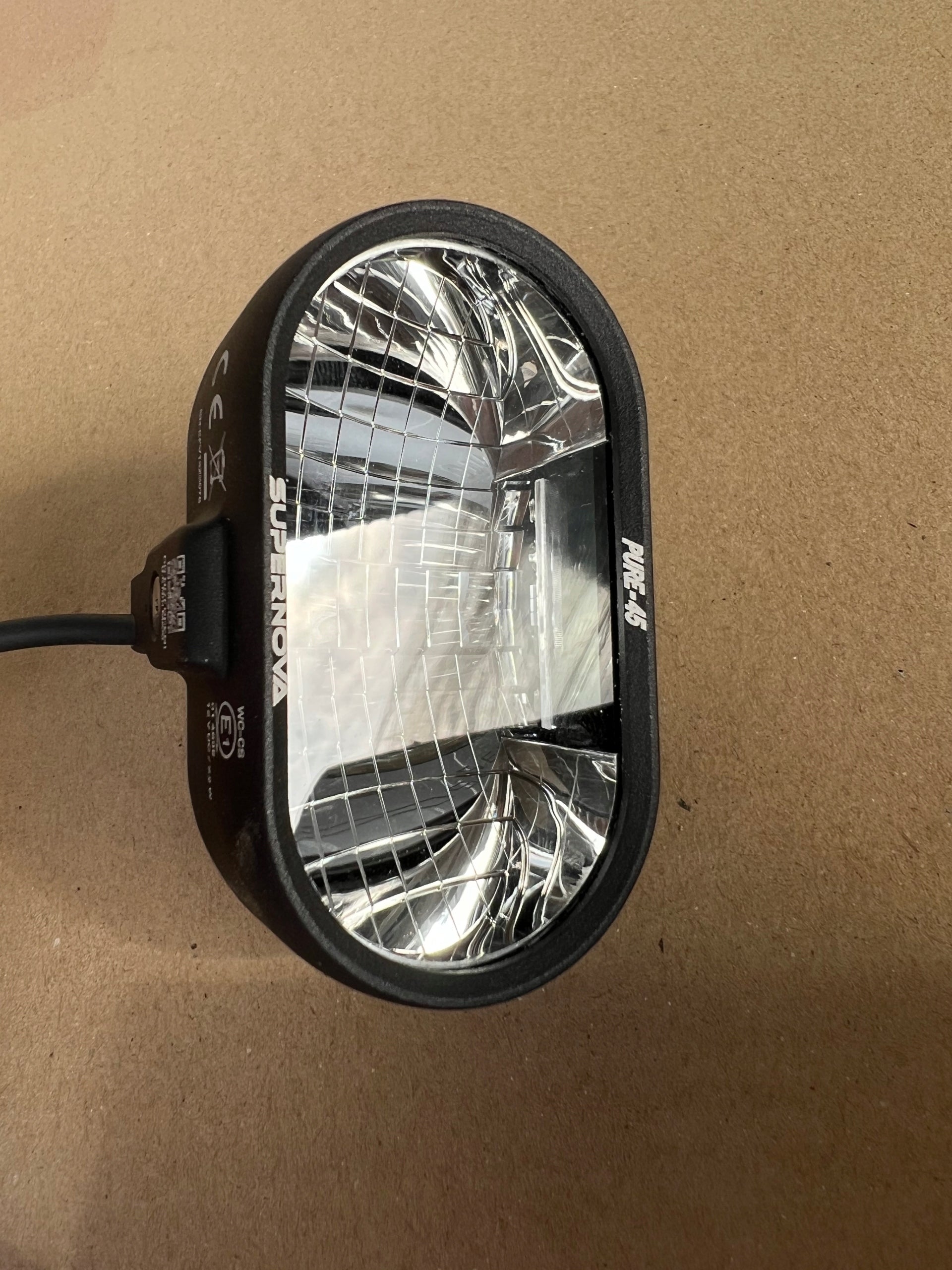 Front lamp Supernova M99 Mini Pure-45 E-bike Manufacturer code M99 Mini Pure-45