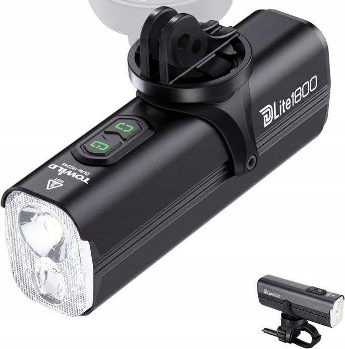 Front lamp Towild DL1800 lumens, powerbank