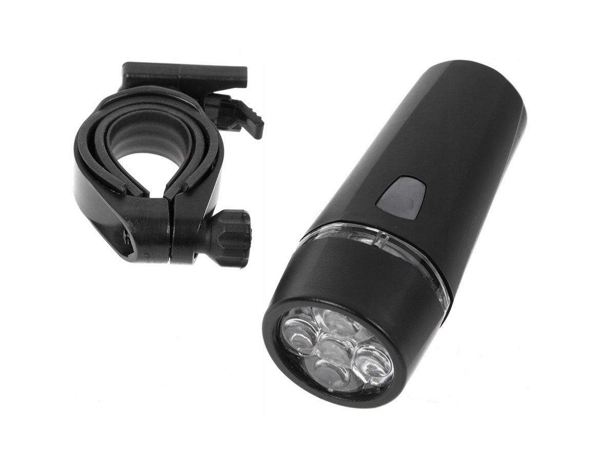 Front lamp Verso XC-100 5-LED 3-functions with batteries Color black