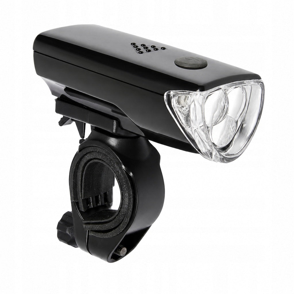 Front lamp XC-104A BLISTER, 3 x LED, handlebar mount, black Manufacturer code XC-104A