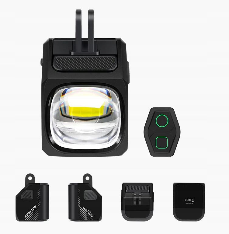 Front lamp for bicycle MAGICSHINE EVO 1700LM INCLUDED COUNTER HOLDER Manufacturer code MGS-EVO1700-BLACK