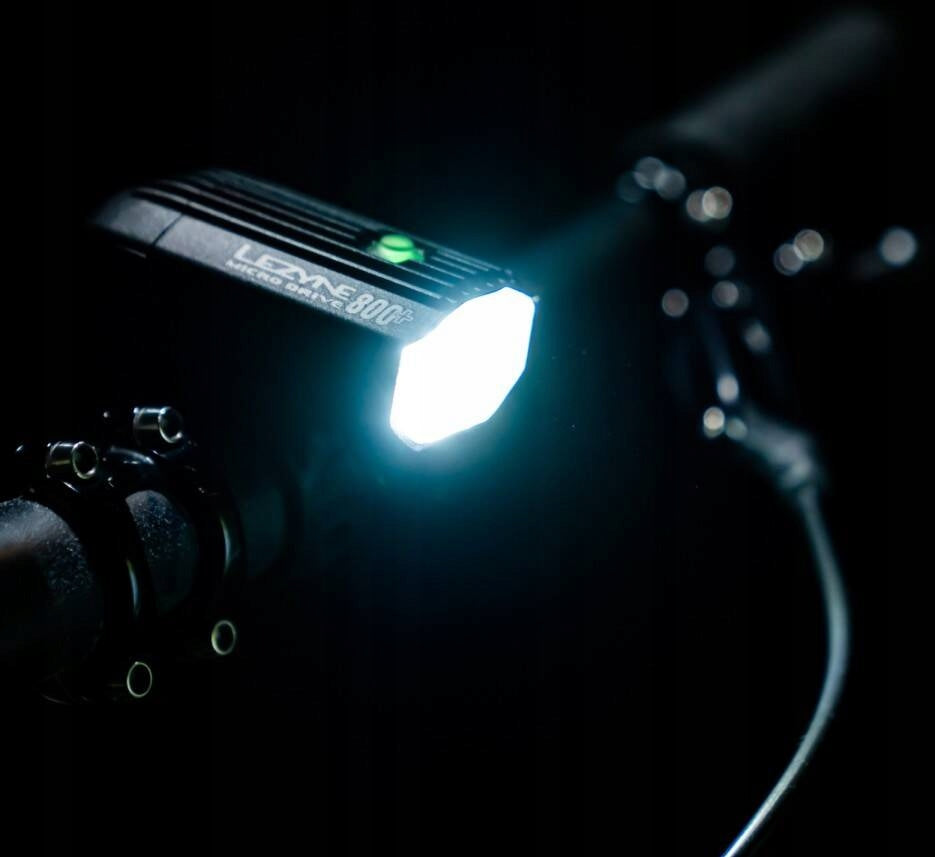 Front light Lezyne Micro Drive 800+ black Light beam 800 lm
