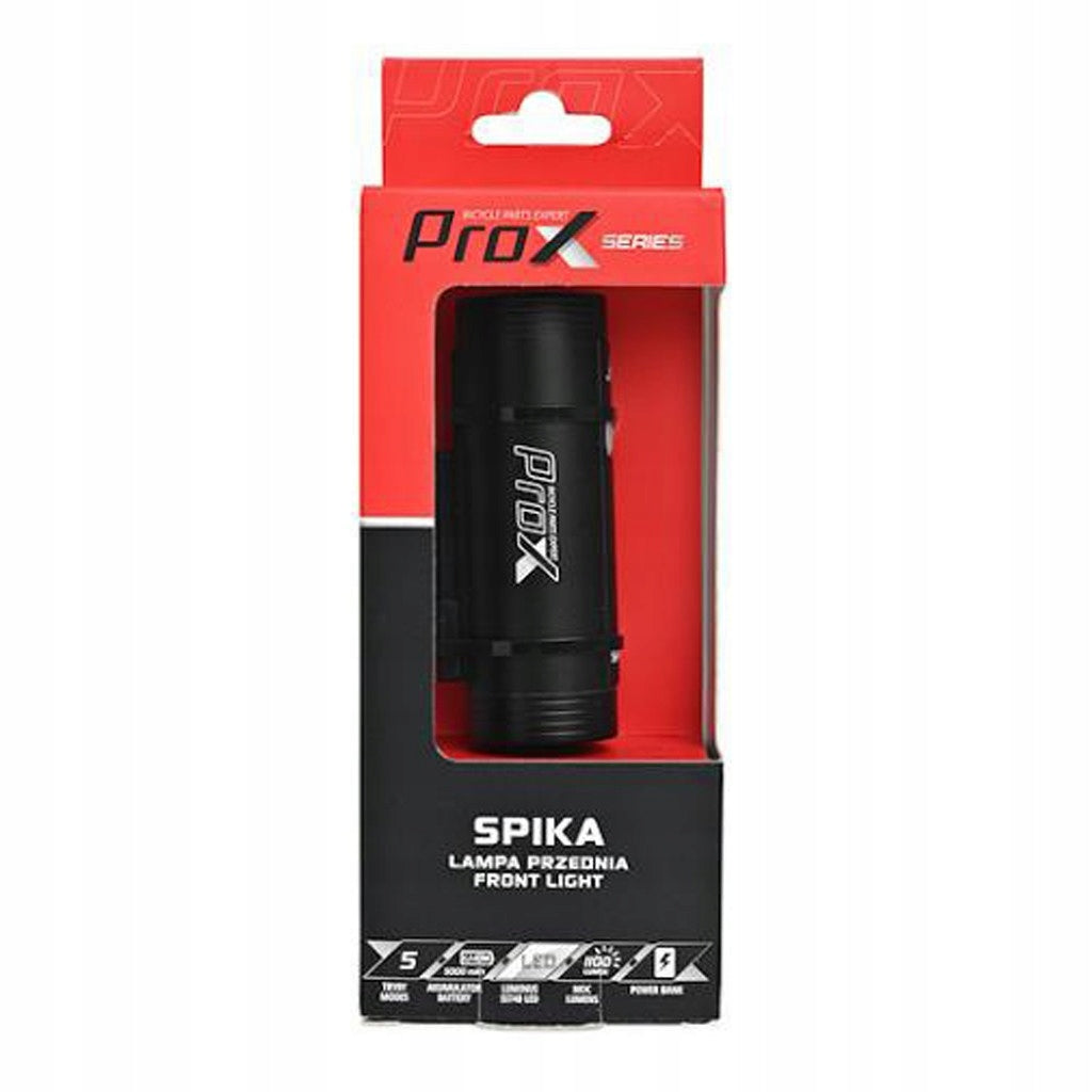 Front light PROX Spika 1100Lm USB-C Kind front-facing
