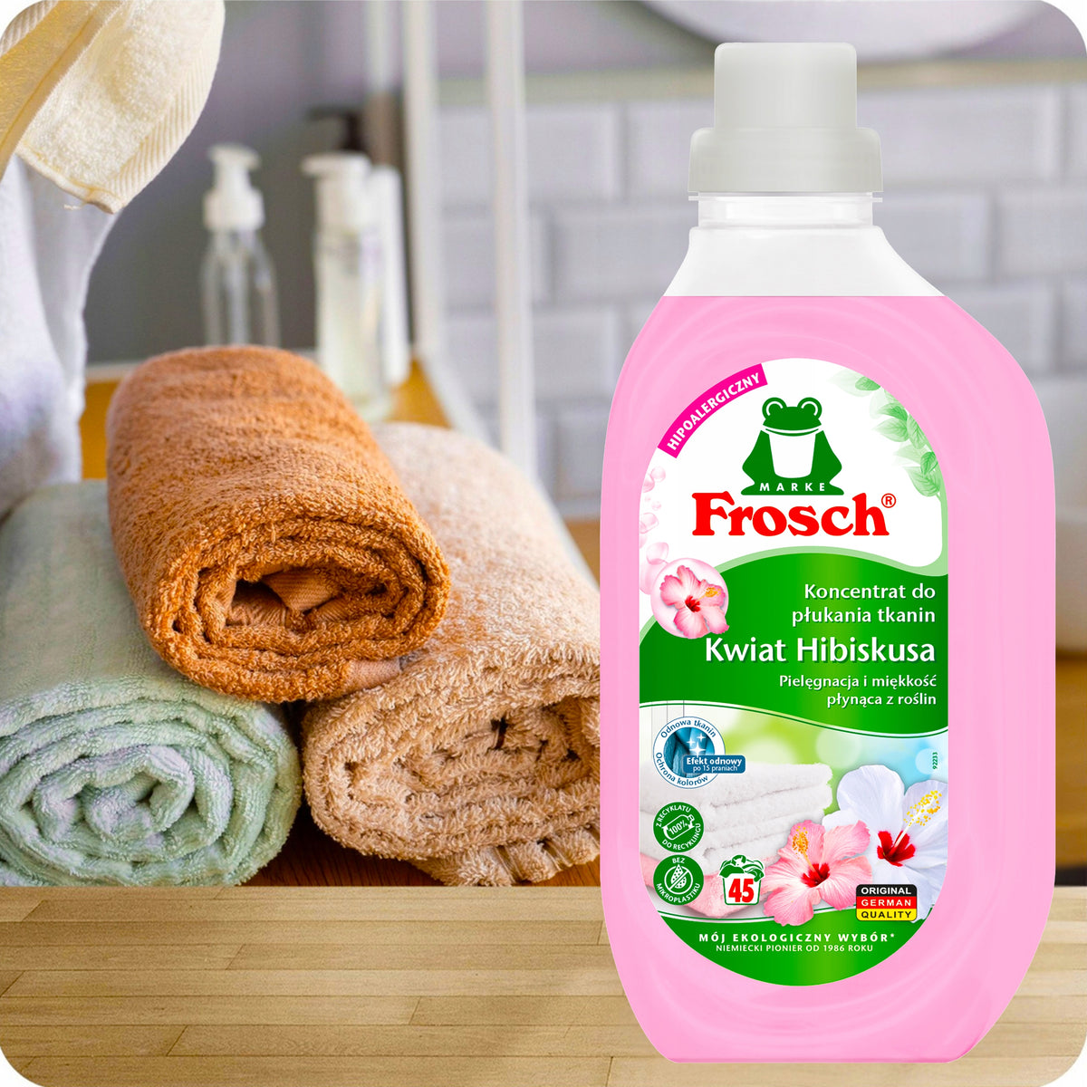 Frosch Fabric Rinsing Concentrate Hibiscus Flower 45 Washes 900 ml Manufacturer code 4009175972156