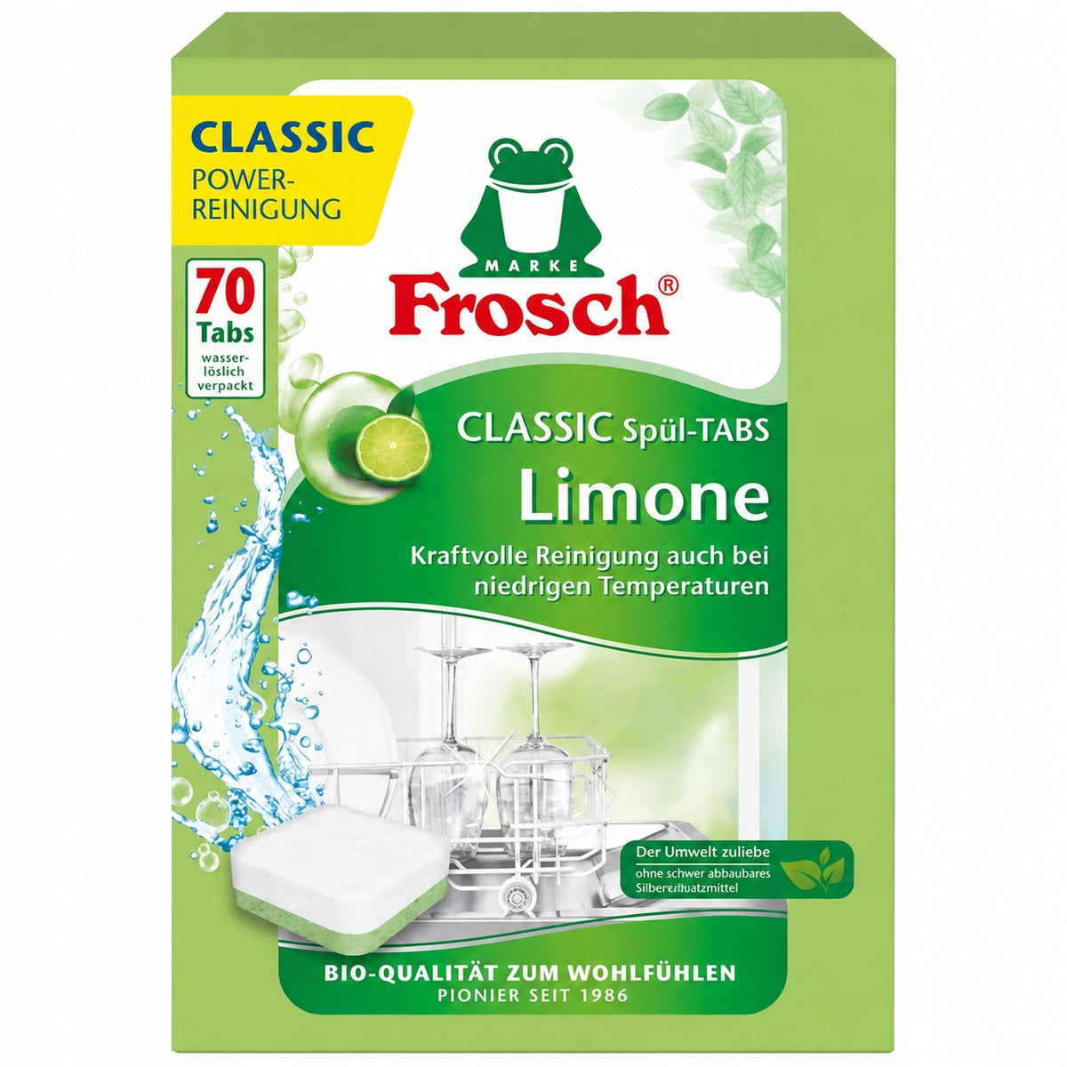 Frosch lime dishwasher tablets 70 pcs.