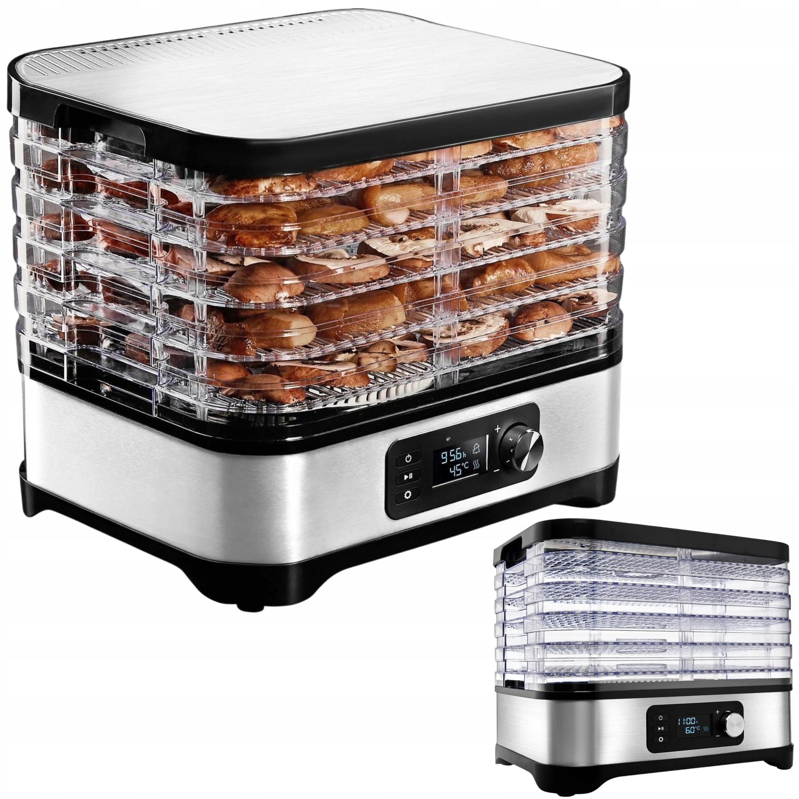 Fruit Mushroom Dryer Vegetables with 5 Sieves Food Efficient 450 W