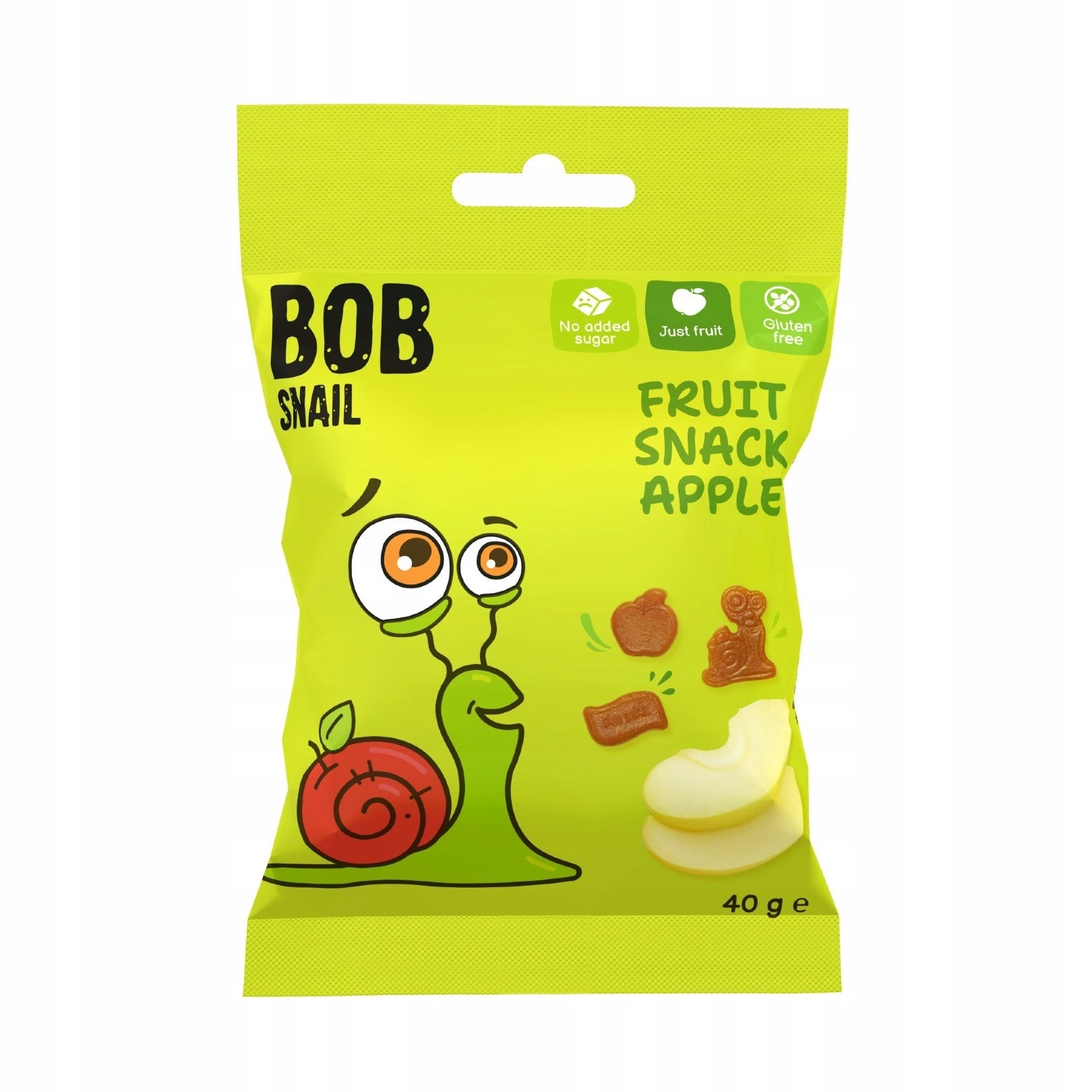 Fruit Snack Apple jelly candies 40g BOB SNAIL