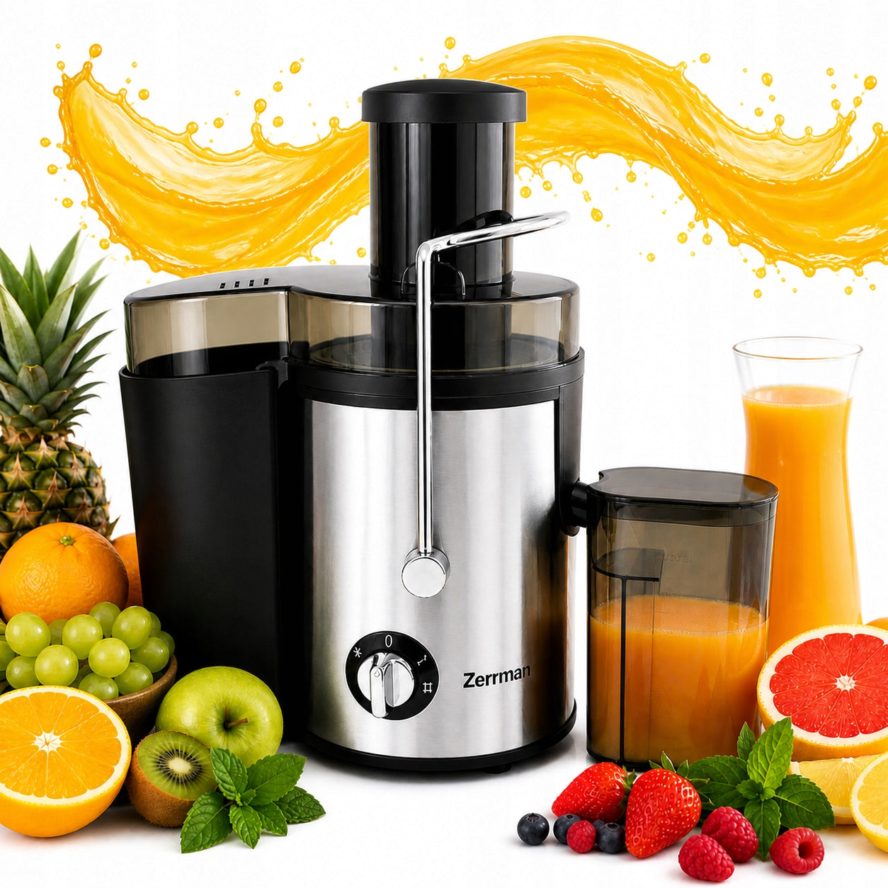 Fruit and Vegetable Juicer High Speed Juicer High Power 1600W800W