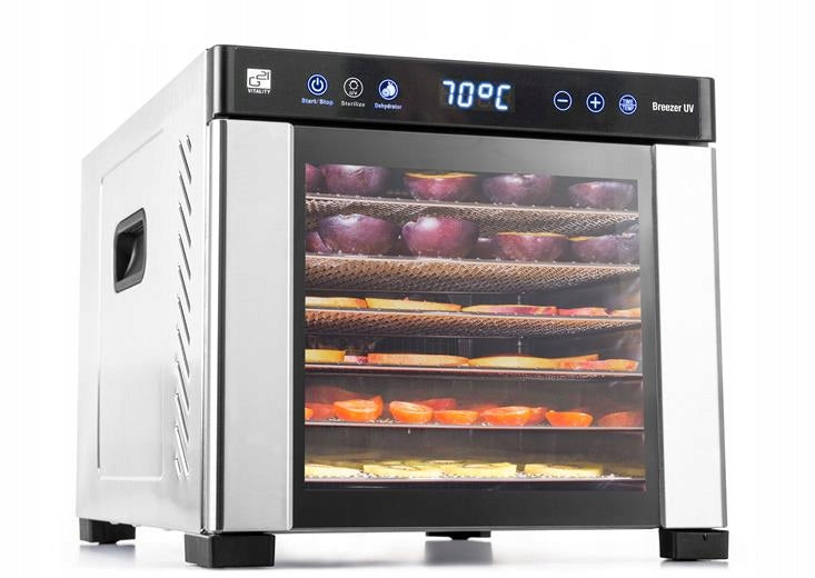 Fruit dryer G21 Breezer with UV function, stainless steel