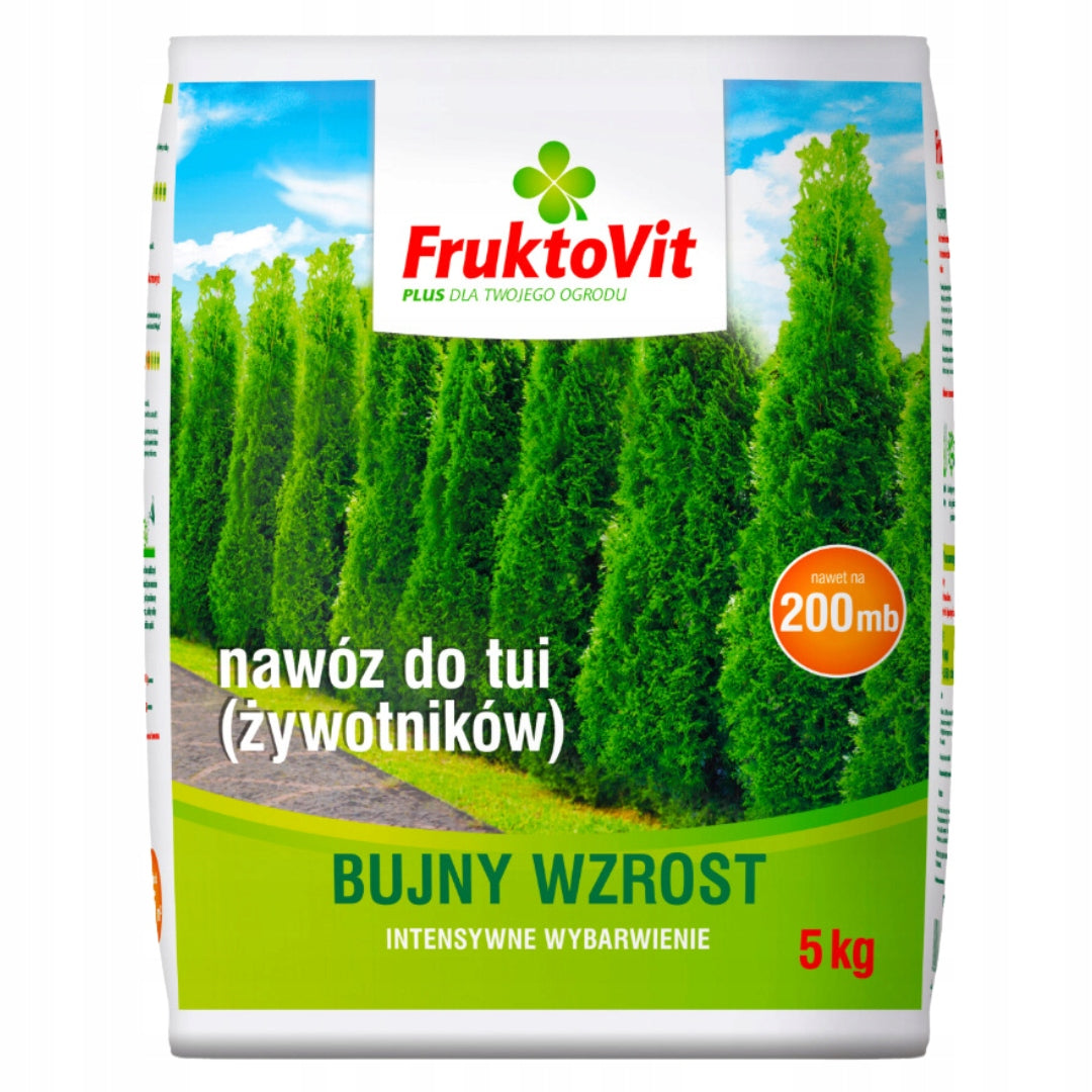 Fruktovit Plus Fertilizer For Tui Livers 5Kg Intensive Growth Green Conifers