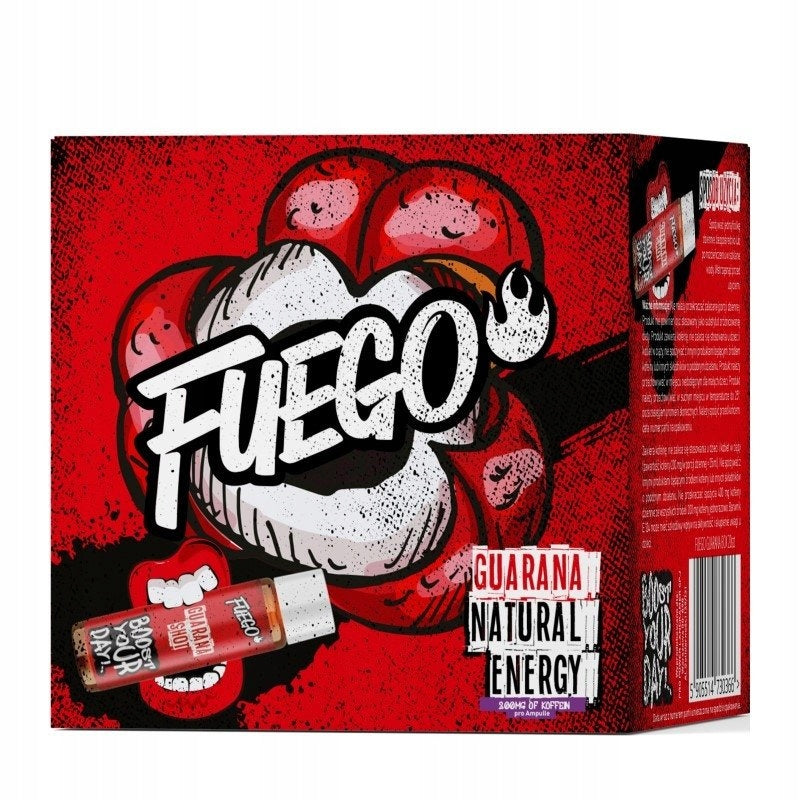 Fuego Guarana Shot 400 mg 25 ml x 20 / Guarana