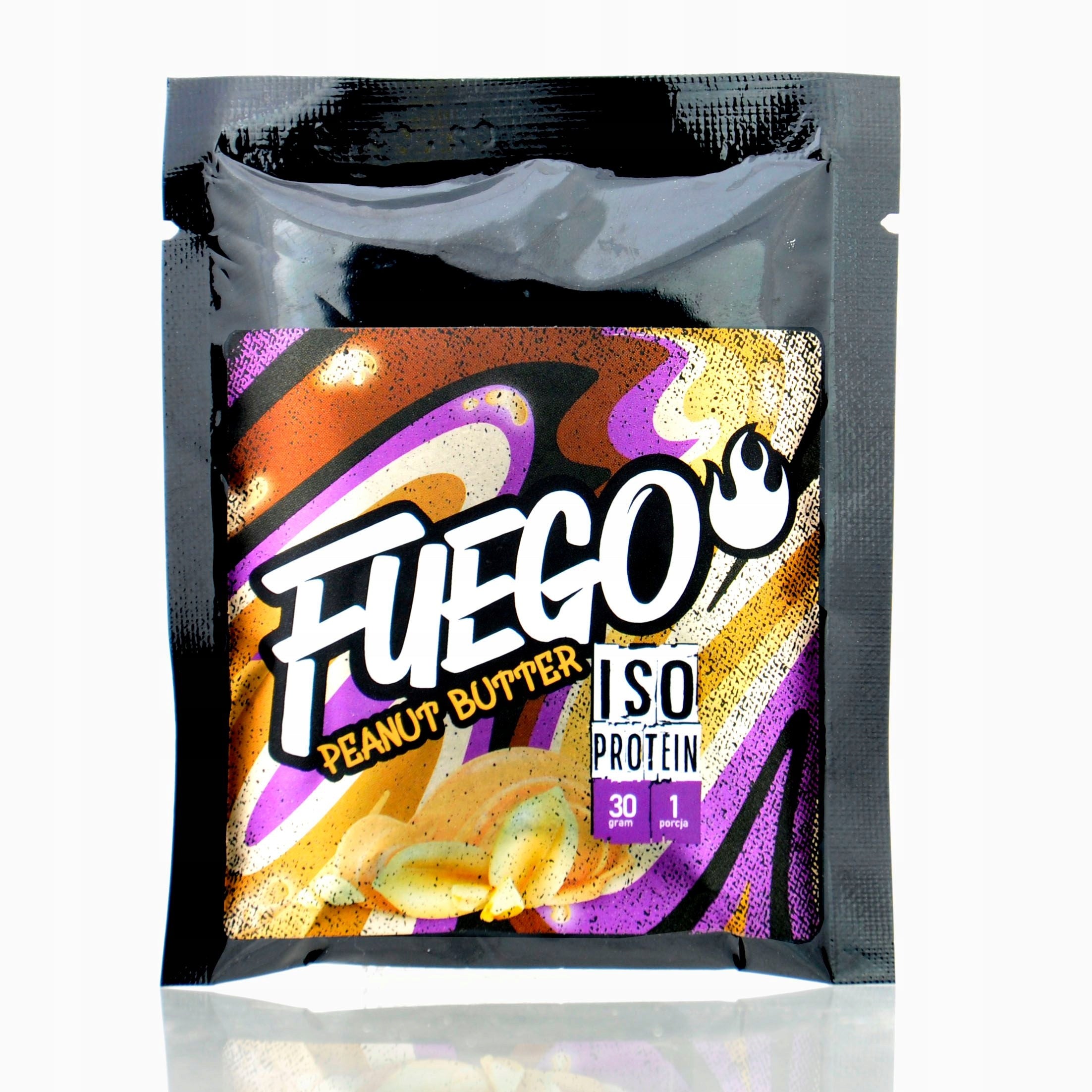 Fuego Iso Protein Peanut Butter 30g - whey protein isolate
