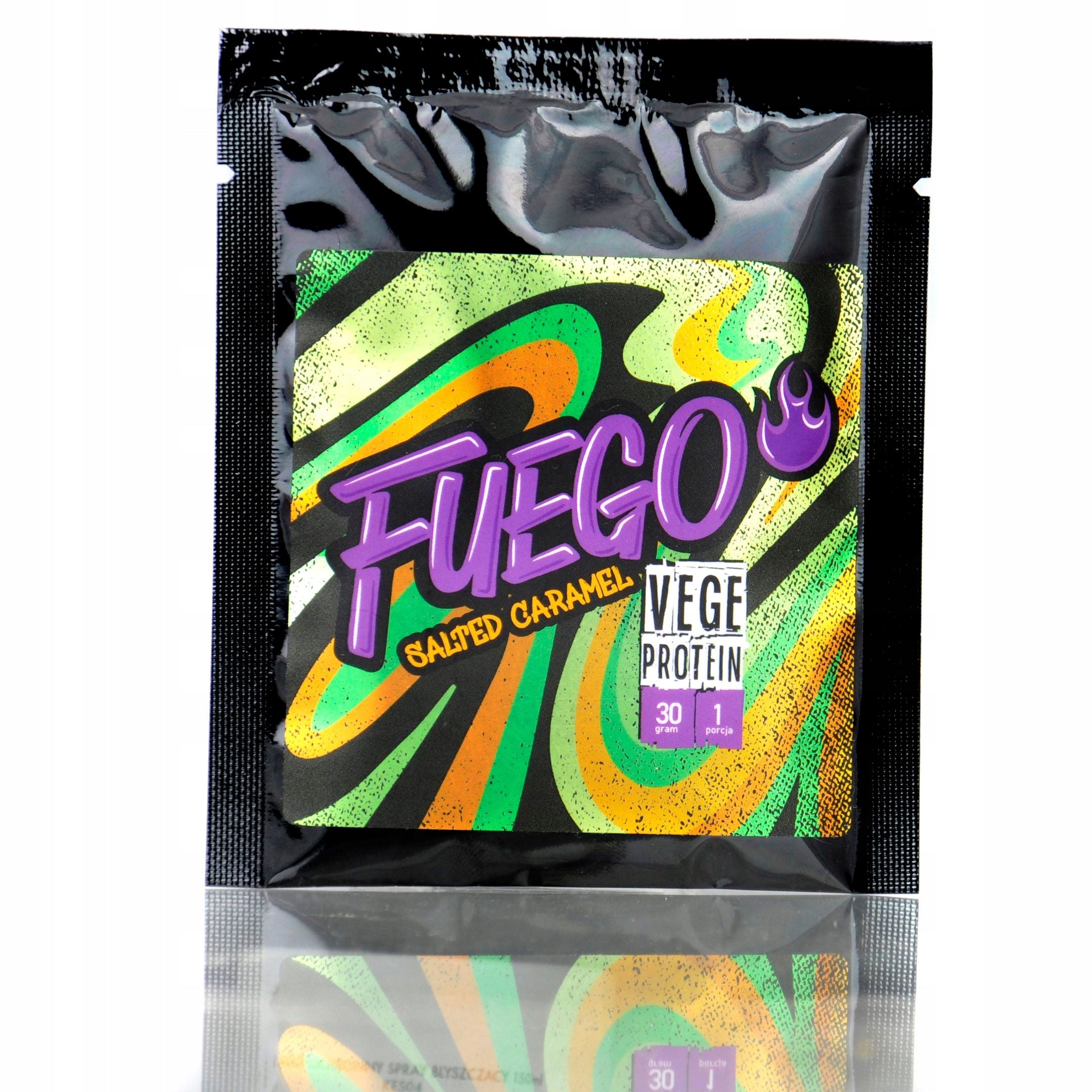 Fuego Vege Protein Salted Caramel 30g - Vegan Protein 30 g