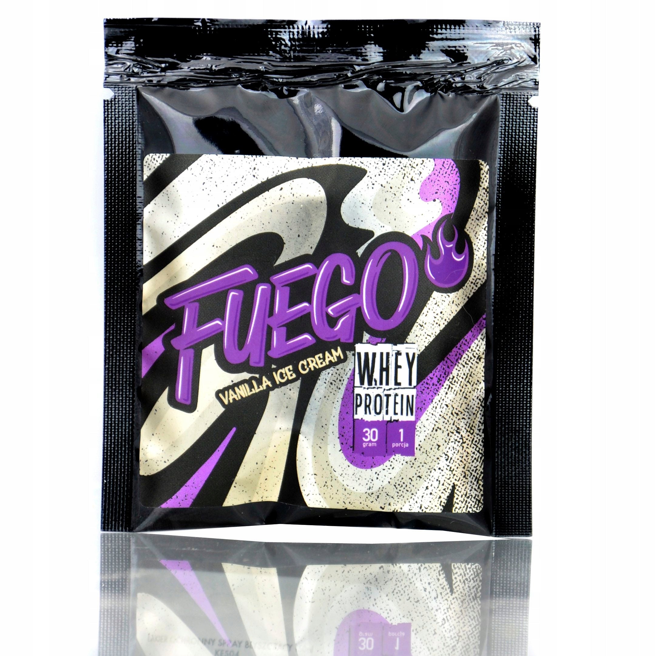 Fuego Whey Protein Vanilla Ice Cream 30g - protein concentrate 30g